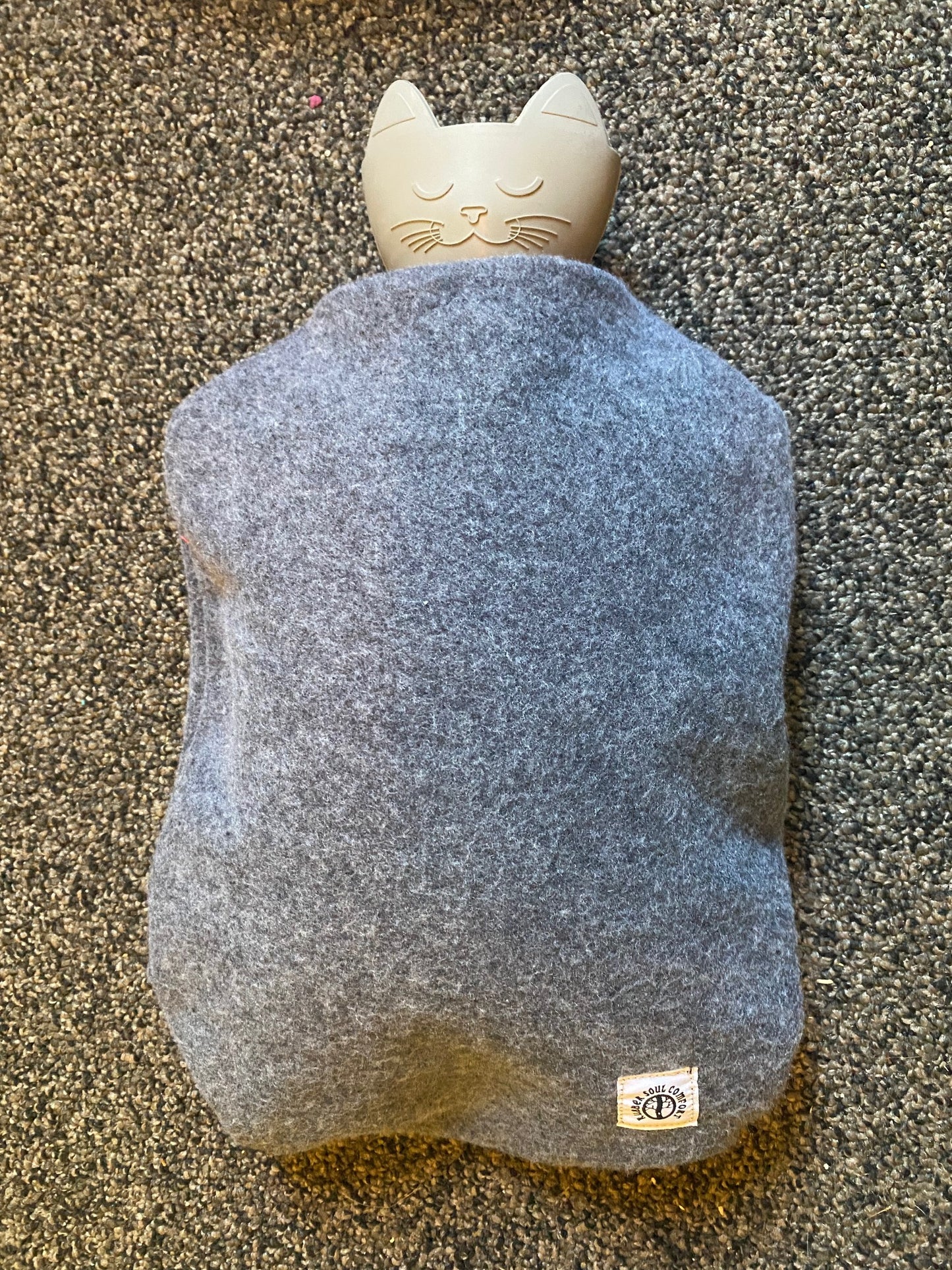 Bottle with grey cover