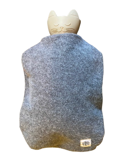 Bottle with grey cover