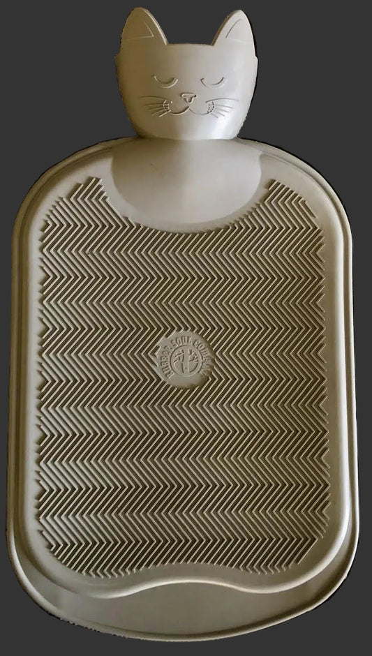 cozy cat hot water bottle 